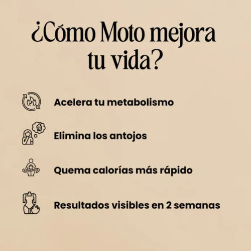 ¿No logras bajar de peso? MOTO activa tu metabolismo