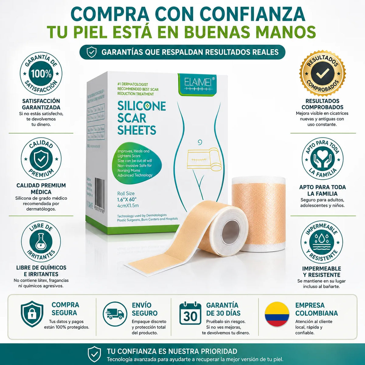 Cinta para cicatrices