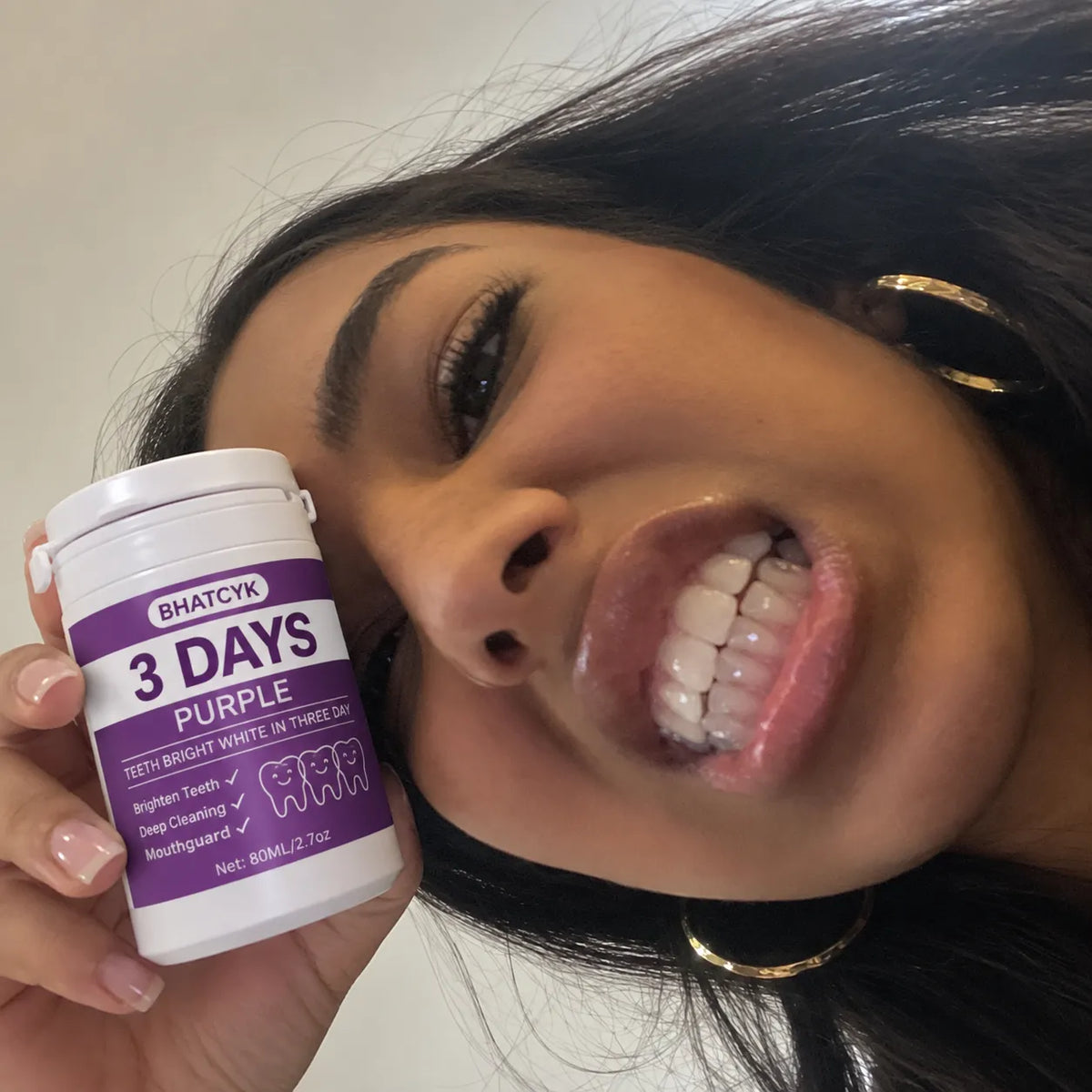 Polvo Limpiador Dental Morado 1ud Para P
