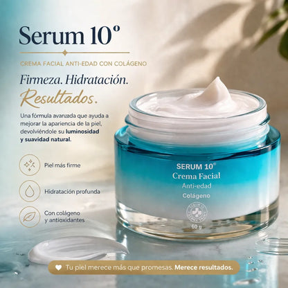 crema anti edad d colágeno serum 10
