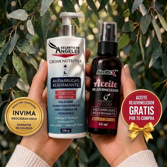 CREMA ANTIARRUGAS + ACEITE REAFIRMANTE