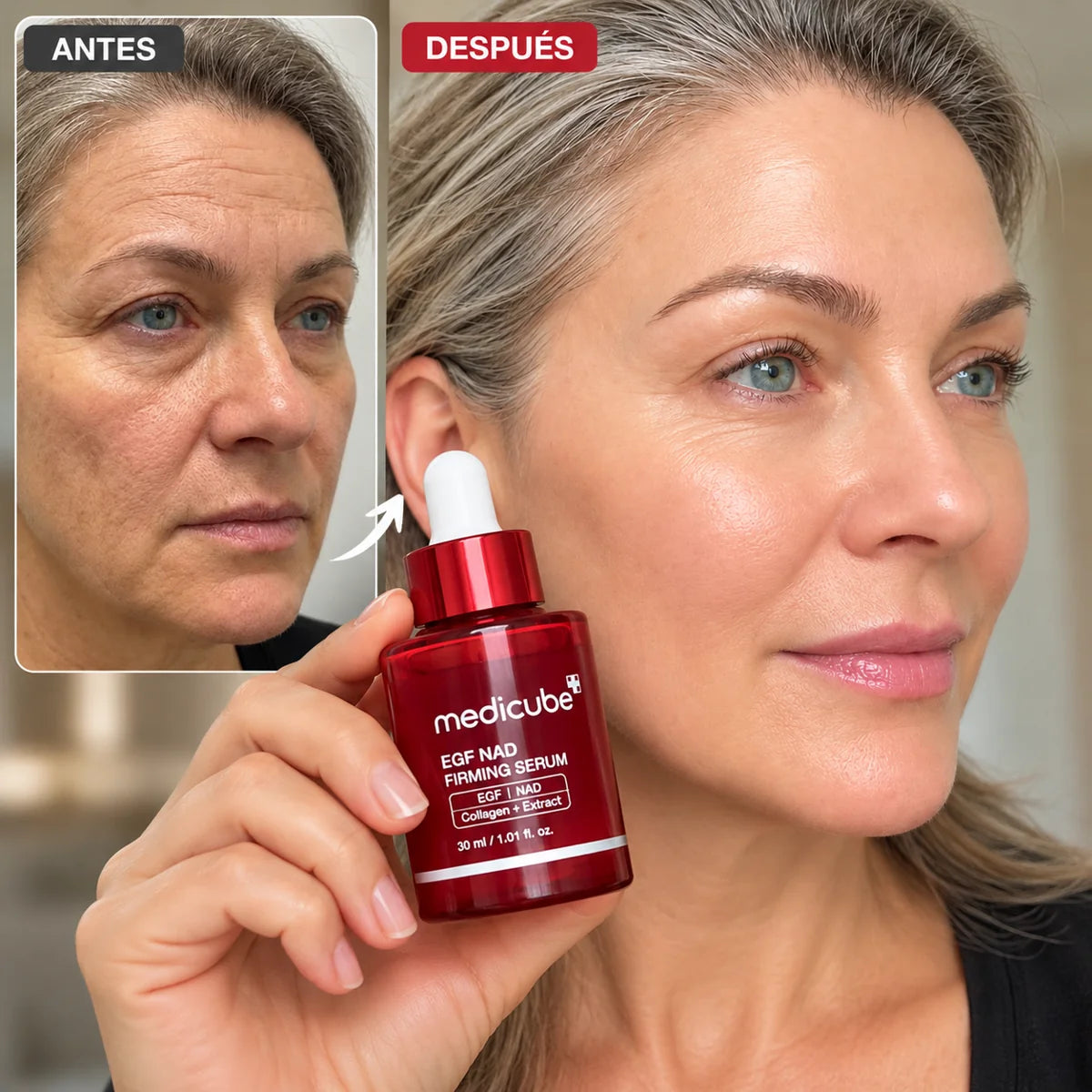 Medicube EGF NAD Firming Serum — imagen suministrada